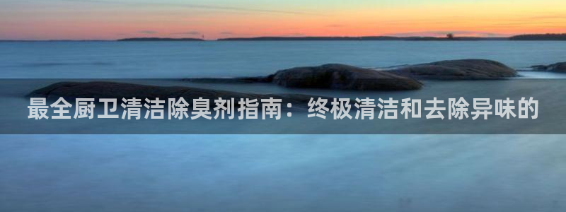 d88尊龙平台开户：最全厨卫清洁除臭剂指南：终极清洁和去