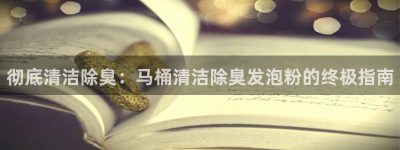 尊龙凯时平台还是万博好：彻底清洁除臭：马桶清洁除臭发泡粉