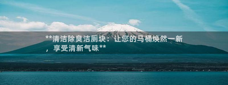 尊龙凯时俱乐部：**清洁除臭洁厕块：让您的马桶焕然一新
