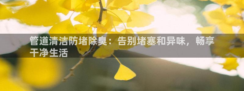 agz6尊龙凯时集团：管道清洁防堵除臭：告别堵塞和异味，