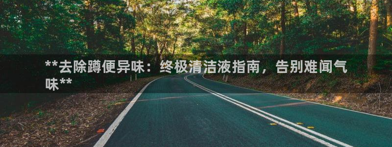 尊龙凯时的生产设备：**去除蹲便异味：终极清洁液指南，告